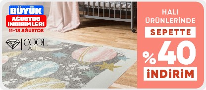 Cool Halı Ürünlerinde Sepette %40 İndirim