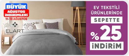 Elart Ürünlerinde Sepette %25 İndirim