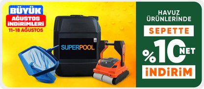 Havuz ürünlerinde sepette %10 net indirim