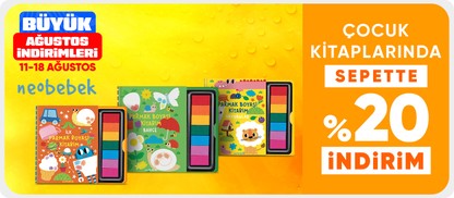 Çocuk kitaplarında sepette %20 indirim