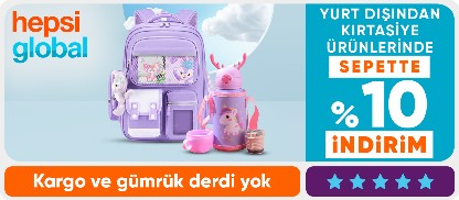 Yurt dışından kırtasiye ürünlerinde  sepette %10 indirim