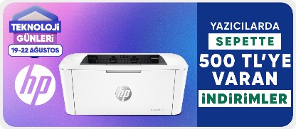 HP Yazıcılarda Sepette 500TL'ye Varan Fırsatları Kaçırma!