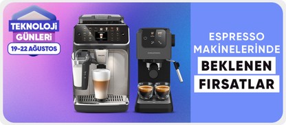 Espresso Makinelerinde Kaçırılmayacak Fırsatlar