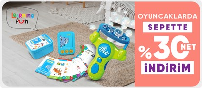 Learning Fun Markalı OyuncaklardaSepette Net %30 İndirim