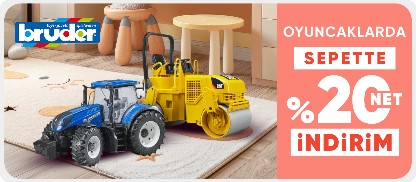 Bruder Markalı Oyuncaklarda Sepette Net %20 İndirim