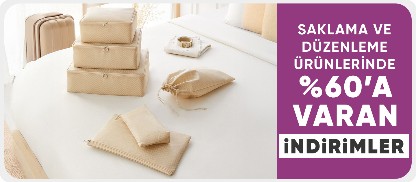 Saklama ve Düzenleme Ürünlerinde %30'a Varan İndirim