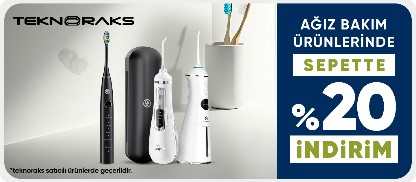 Ağız bakım ürünlerinde  sepette %20 indirim