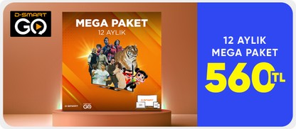 12 Aylık Mega Paket  560 TL