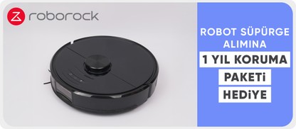 Roborock Robot Süpürge Alana 1 Yıl Koruma Paketi Hediye !