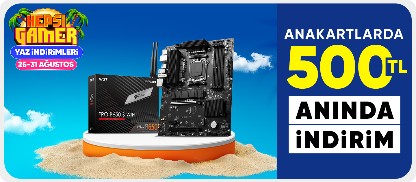 Anakartlarda 500 TL Kupon 