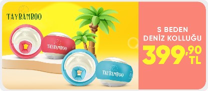 Taybamboo Classics Small Beden 1-5 Yaş Yüzme Yardımcısı Kolluk Deniz Kolluk Çocuk Kolluk Yüzme Kolluk 399.90TL
