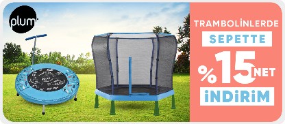 Plum Markalı Trambolinlerde Sepette Net %15 İndirim