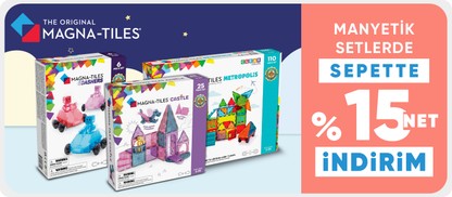 Magna-Tiles Manyetik Setlerde Sepette Net %15 İndirim