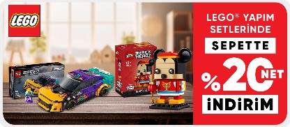 LEGO® Yapım Setlerinde Sepette Net %20 İndirim