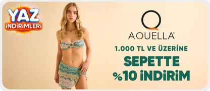 1.000 TL ve üzerine  sepette %10 indirim