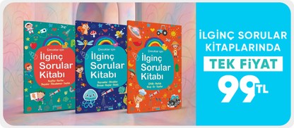 İlginç sorular kitaplarında  tek fiyat 99 TL