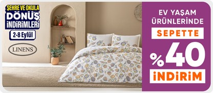 Linens Mağazasında Sepette %40 İndirim