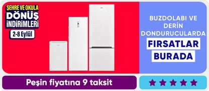 Buzdolabı ve derin dondurucularda fırsatlar burada