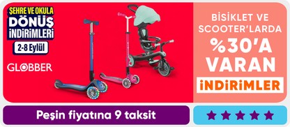 Globber Bisiklet ve Scooterlarda  %30'a varan İndirim