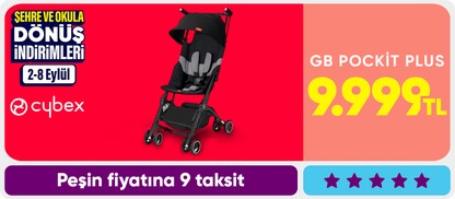 Cybex GB Pockit Plus (dünyanın en küçük katlanan kabin boy bebek arabası) 9999 TL