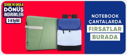 Notebook çantalarda fırsatlar