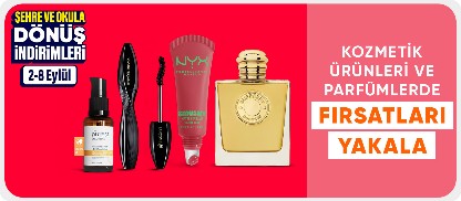 Kozmetik ürünleri ve parfumlerde fırsatları yakala