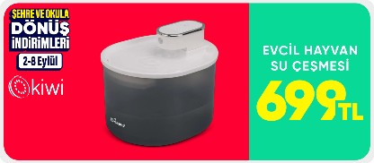 Evcil hayvan su çeşmesi 699 TL