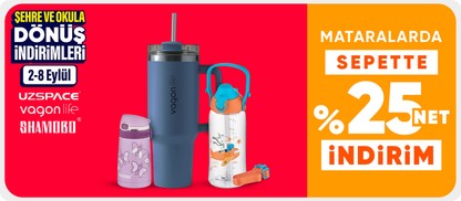 Uzspace & Vagonlife & Shamobo Matalarda  Sepette %25 Net İndirim