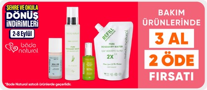 Bade Natural Satıcılı Ürünlerde 3 al 2 öde Fırsatı