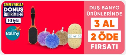 Balmy Duş Banyo Ürünlerinde 3 al 2 Öde