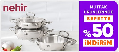 Nehir ürünlerinde sepette %50 indirim
