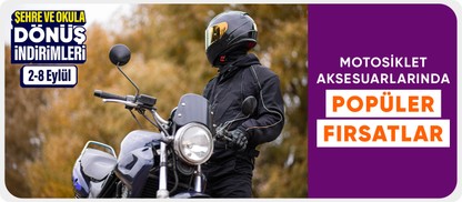 Motosiklet Aksesuarlarında Kaçırılmayacak Fırsatlar