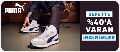 Puma ürünlerinde sepette %40'a varan indirim
