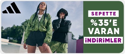 adidas ürünlerinde sepette %35'e varan indirim