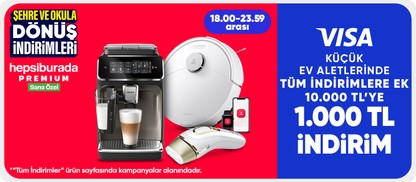 Küçük Ev Aletlerinde 10.000 TL'ye 1.000 TL İndirim