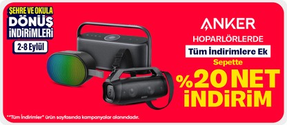 Anker Hoparlörlerde Sepette %20 İndirim