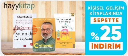 Kişisel gelişim kitaplarında  sepette %25 indirim