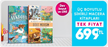 Üç boyutlu sihirli  macera kitapları  tek fiyat 699 TL