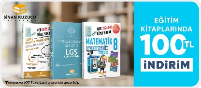 Eğitim kitaplarında  100 TL indirim