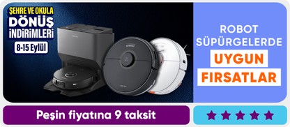 Robot süpürgelerde  uygun fırsatlar