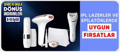 IPL lazerler ve epilatörlerde  uygun fırsatlar