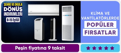 Klima ve vantilatörlerde  popüler fırsatlar