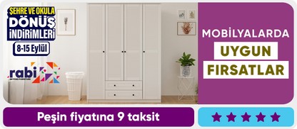 Rabi Mobilya Ürünlerinde Özel Fiyatlar