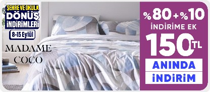 Madame Coco 80+10'a ek 150 TL kupon