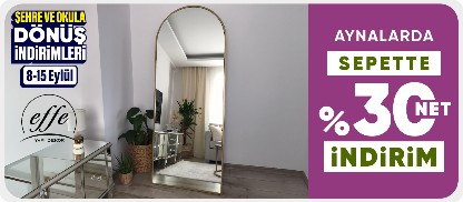 Effe Yapı Dekor aynalarda Sepette %30 Net İndirim	