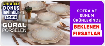 Güral Porselen ürünlerinde Özel fiyatlar	
