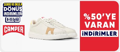 "Camper ürünlerinde %50'ye varan indirim"