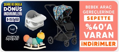 Bagi , Mamas & Papas Bebek Araç Gereçlerinde Ürünlerde Sepette %40 a Varan İndirim