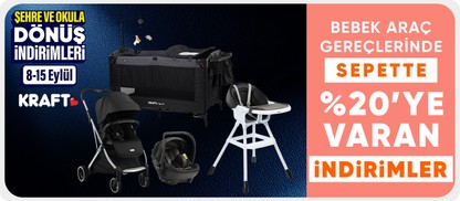 Kraft Bebek Araç Gereçlerinde Sepette %20 ye Varan İndirimler