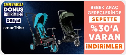 Smartrike Bebek Araç Gereçlerinde Sepette %30'a Varan İndirim